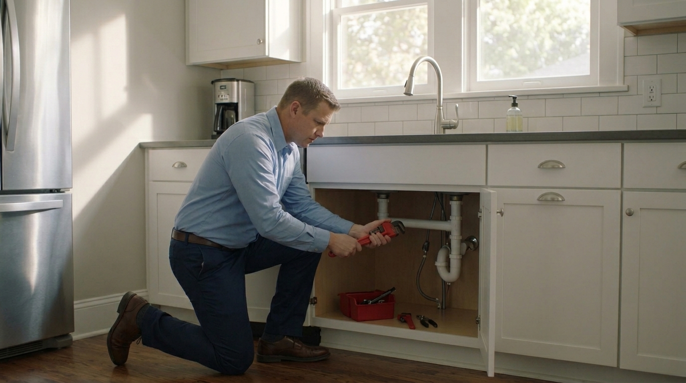 Commercial plumbing work
